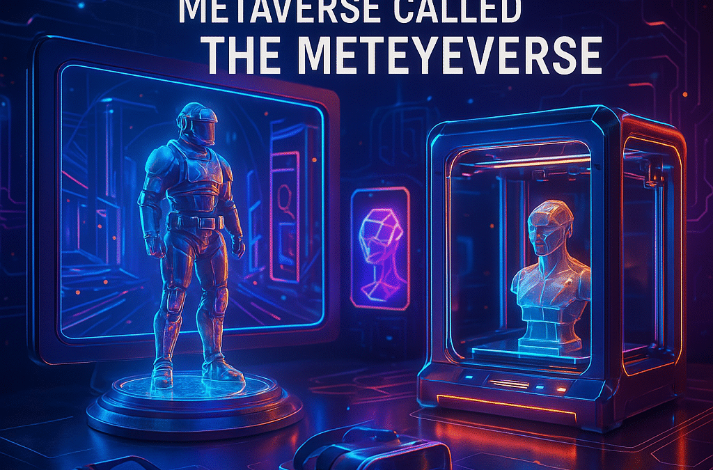 how 3d printing and vr nfts are merging to build a hybrid metaverse called the meteyeverse