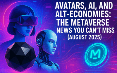 Avatars, AI, and Alt-Economies: The Metaverse News You Can’t Miss (August 2025)